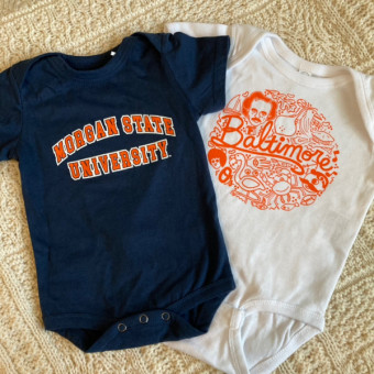 baltimore orioles 3 pc onesie set 5