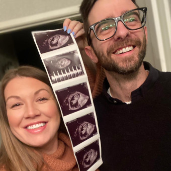Kristy's Baby Registry Photo.