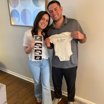 Mary's Baby Registry Photo.
