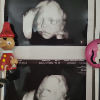 Dee And Gavin's Baby Registry Photo.