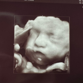 Rebecca's Baby Registry Photo.