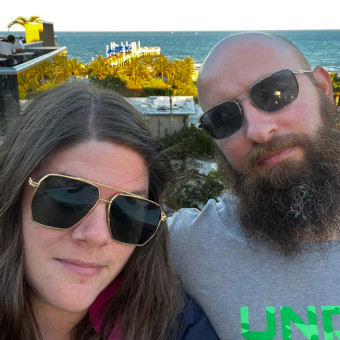 Rebecca Truell and Matt Leyh Photo.