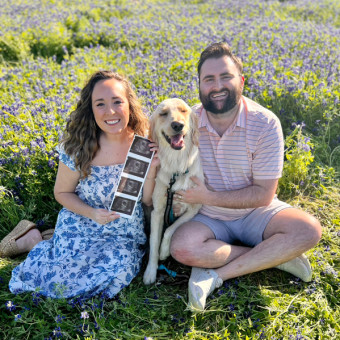 Raegan & Ty’s Baby Registry Photo.