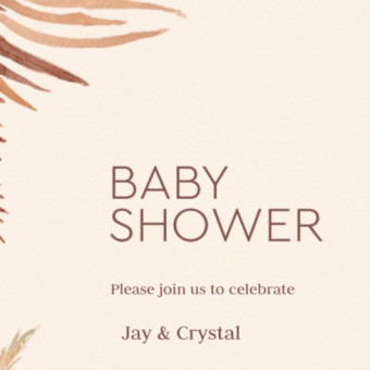 Jay’s & Crystal's Baby Registry Photo.
