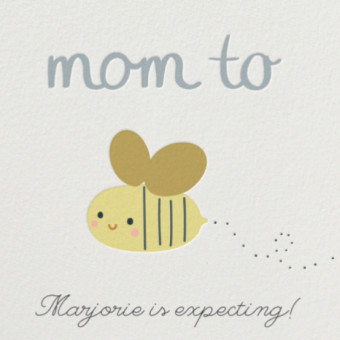Marjorie's Baby Registry Photo.