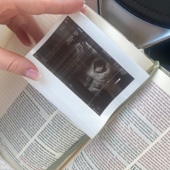Mariana's Baby Registry Photo.