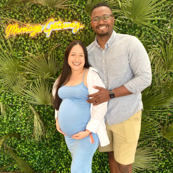 Destiny & Rick's Baby Registry Photo.
