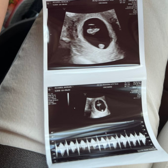 Morgan's Baby Registry Photo.