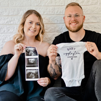 Tanner & Brooke's Baby Registry Photo.