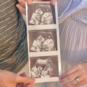 Brittany's Baby Registry Photo.