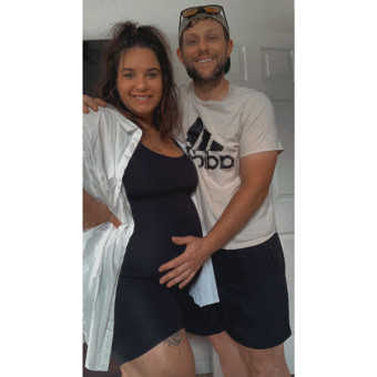 Adriana & Chris Miller’s Baby Registry Photo.