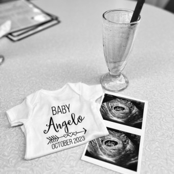 Arin's Baby Registry Photo.