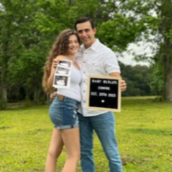 Faith's Baby Registry Photo.
