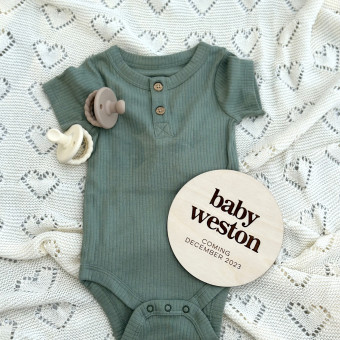 Baby Weston's Registry Photo.