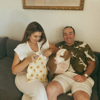 Rhianne and Matthew's Baby Registry Photo.