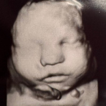 Cassandra's Baby Registry Photo.