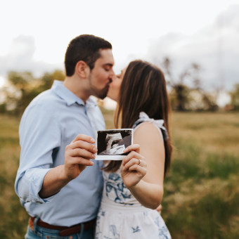 Alejandra & Hector's Baby Registry Photo.