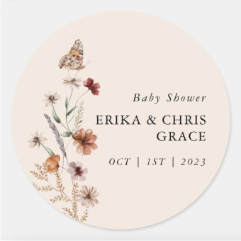 Erika's Baby Registry Photo.