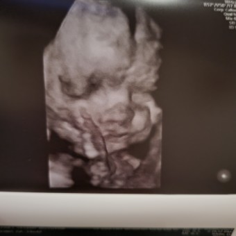 Tiffany's Baby Registry Photo.