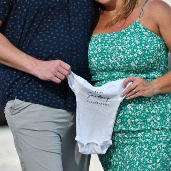 Tricia & Jonathan Sandberg’s Baby Registry Photo.