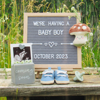 Angeles's Baby Registry Photo.