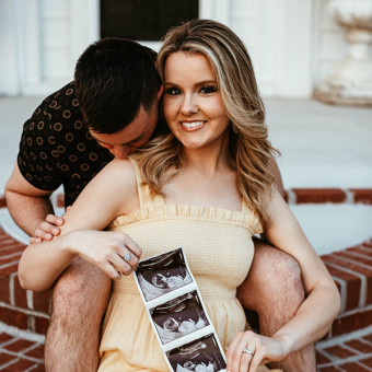 Adrienne's Baby Registry Photo.