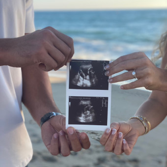 Ryan & Kelsey’s Baby Registry Photo.