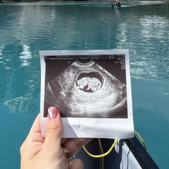 Krysta's Baby Registry Photo.