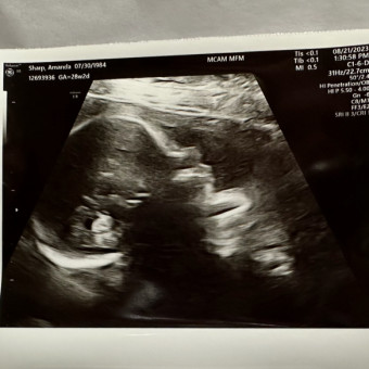 Amanda's Baby Registry Photo.