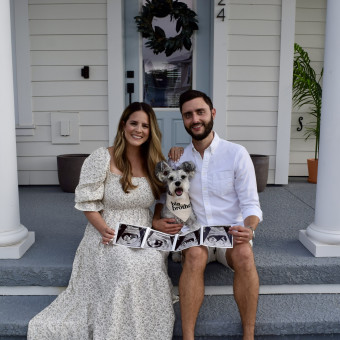 Lissette & J.C. Diaz Baby Registry Photo.