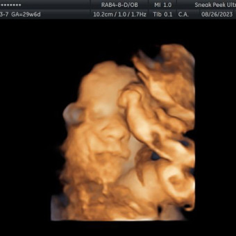 Laken's Baby Registry Photo.