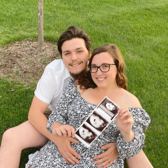 Alyssa & Dan Zloch Baby Registry Photo.