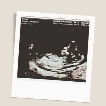 Lisa's Baby Registry Photo.