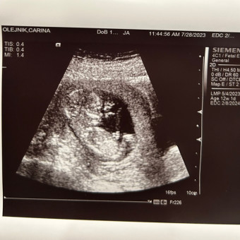 Carina's Baby Registry Photo.