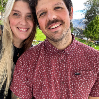 Kristina & Jordan's Baby Registry Photo.