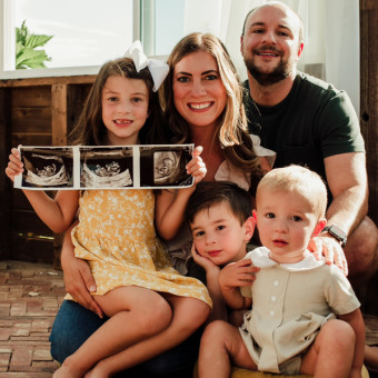 Kristi's Baby Registry Photo.