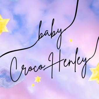 Baby Croco Henley Registry Photo.