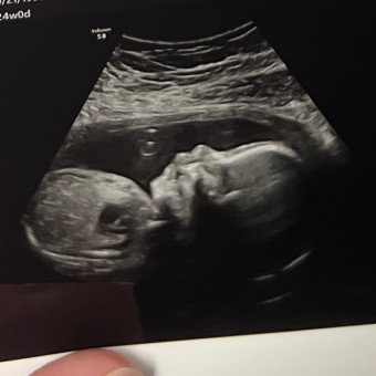 Leah's Baby Registry Photo.