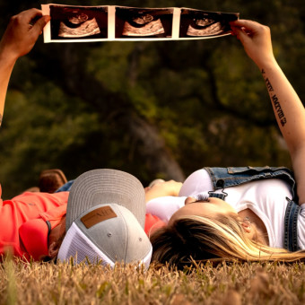 Lakin and Caleb’s Baby Registry Photo.