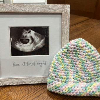 Mallory's Baby Registry Photo.