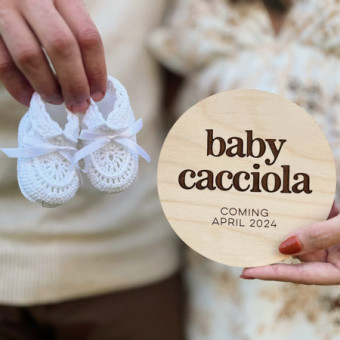 Estella Organic Cotton Handmade Baby Rattle - Giraffe