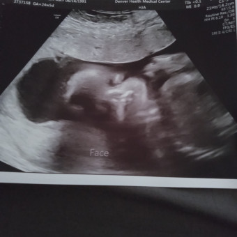 Amanda's Baby Registry Photo.
