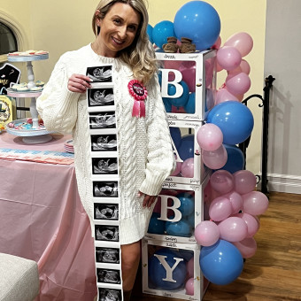 Melissa's Baby Registry Photo.