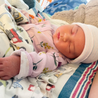 Samara and Jason Kassimir's Baby Registry Photo.