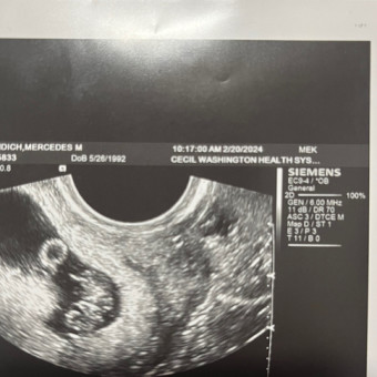 Mercedes's Baby Registry Photo.
