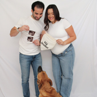 Alessia and Zachary's Baby Registry Photo.