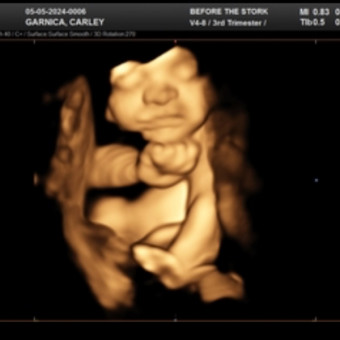 Carley's Baby Registry Photo.