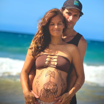 Cody and Alohi’s Baby Registry Photo.