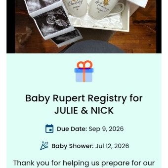 Babylist Registry Photo