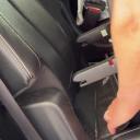 Installing the Joie Mint Latch Baseless Infant Car Seat using the integrated rigid LATCH connectors. thumbnail.